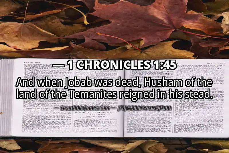1 CHRONICLES 1:45 Verse