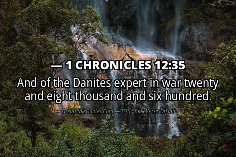 1 CHRONICLES 12:35 Verse