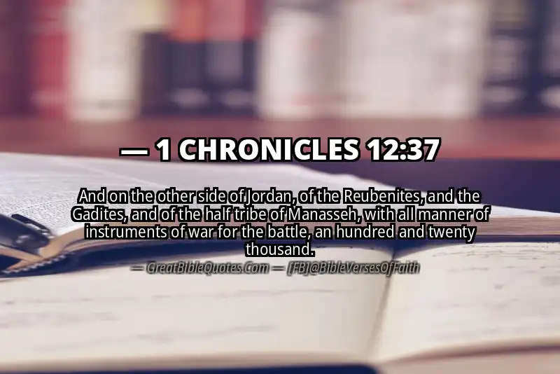 1 CHRONICLES 12:37 Verse