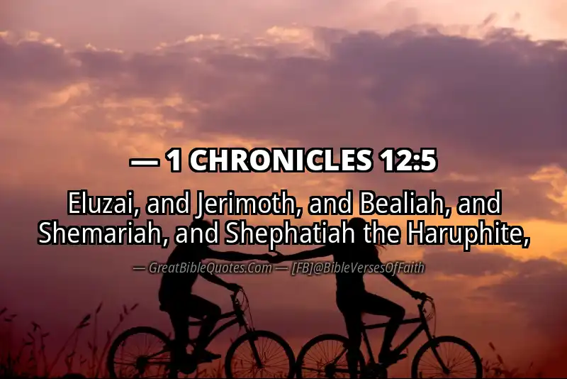1 CHRONICLES 12:5 Verse