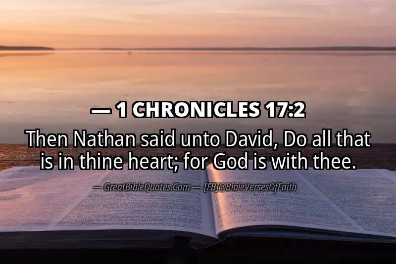 1 CHRONICLES 17:2 Verse