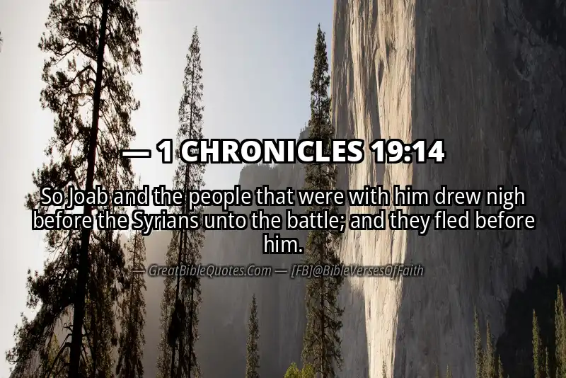 1 CHRONICLES 19:14 Verse