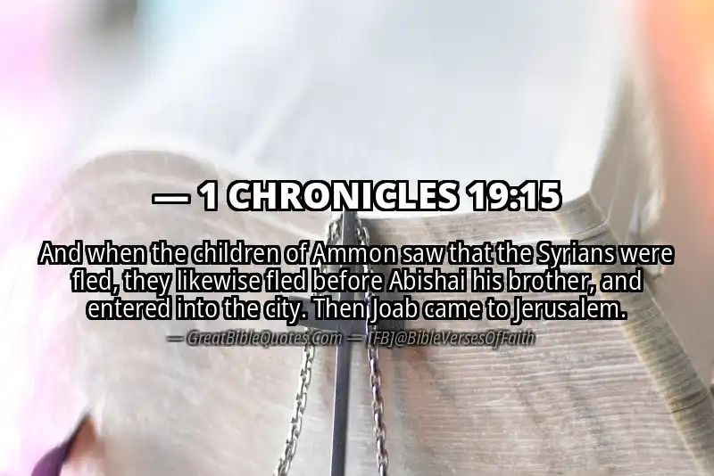 1 CHRONICLES 19:15 Verse
