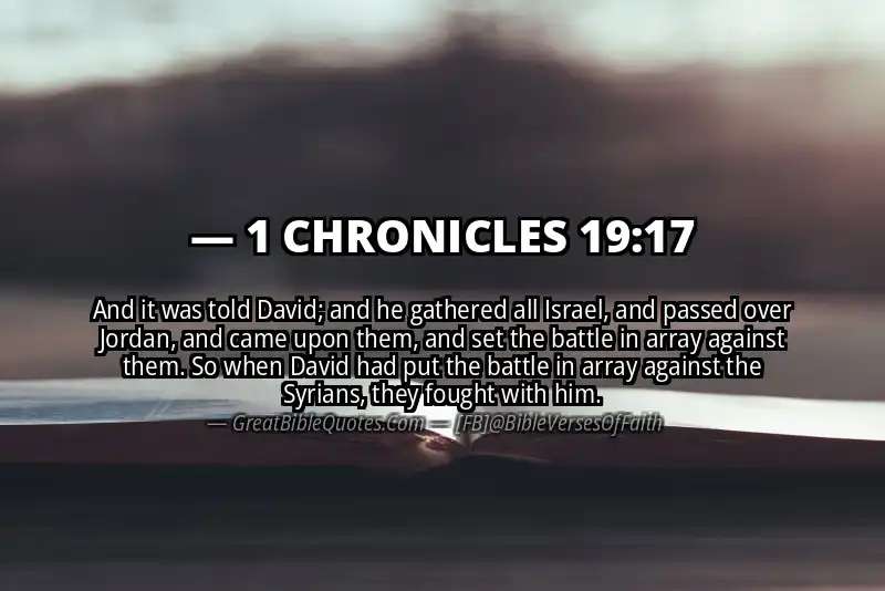 1 CHRONICLES 19:17 Verse