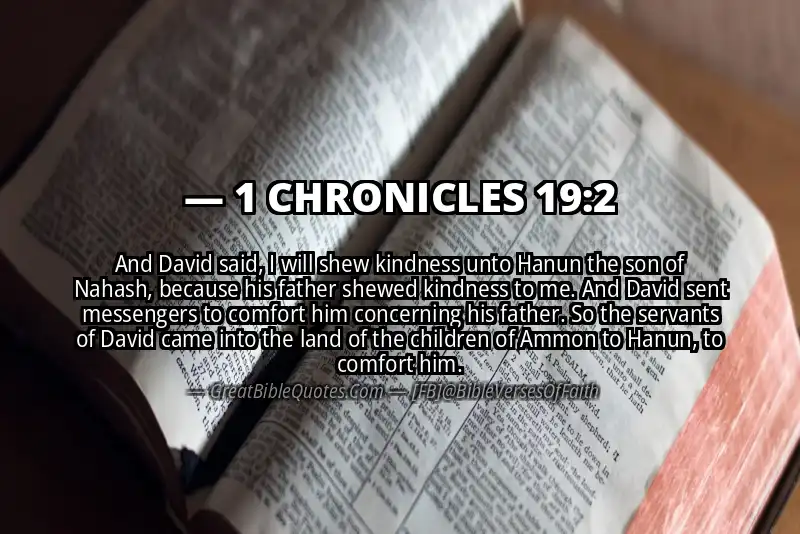 1 CHRONICLES 19:2 Verse