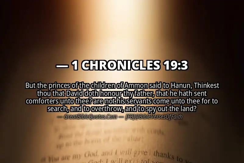 1 CHRONICLES 19:3 Verse