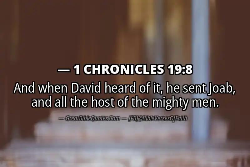 1 CHRONICLES 19:8 Verse
