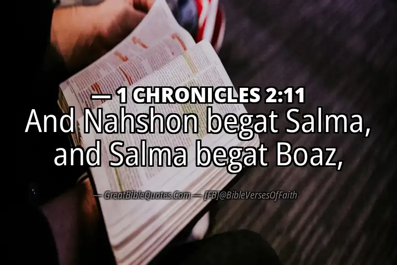 1 CHRONICLES 2:11 Verse