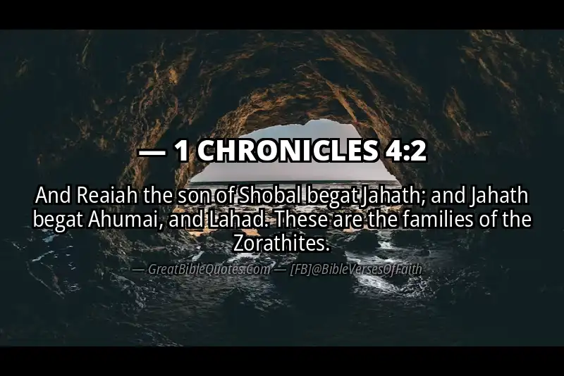 1 CHRONICLES 4:2 Verse