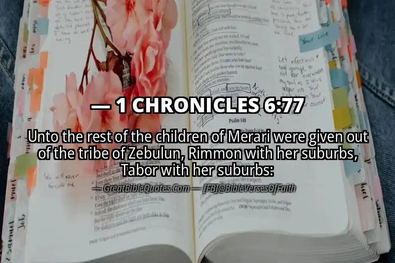 1 CHRONICLES 6:77 Verse