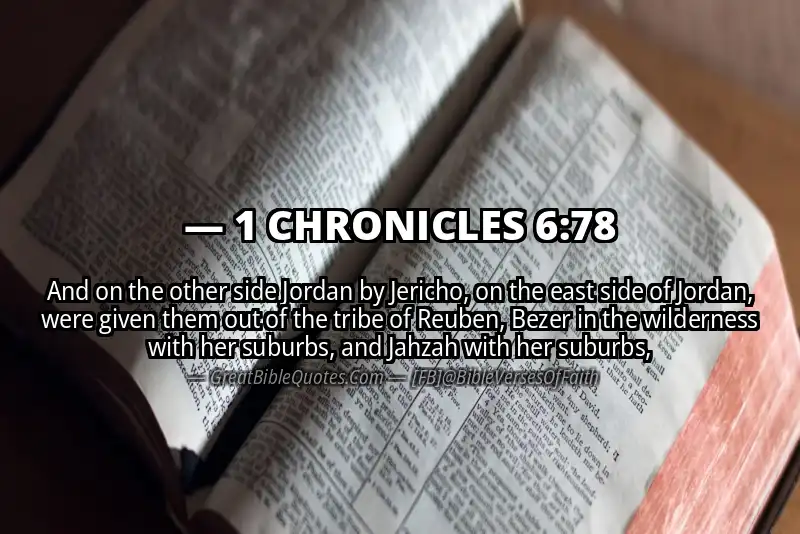 1 CHRONICLES 6:78 Verse