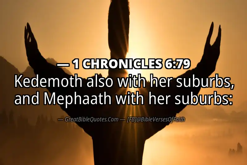 1 CHRONICLES 6:79 Verse