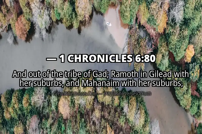 1 CHRONICLES 6:80 Verse