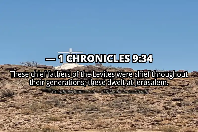 1 CHRONICLES 9:34 Verse Image