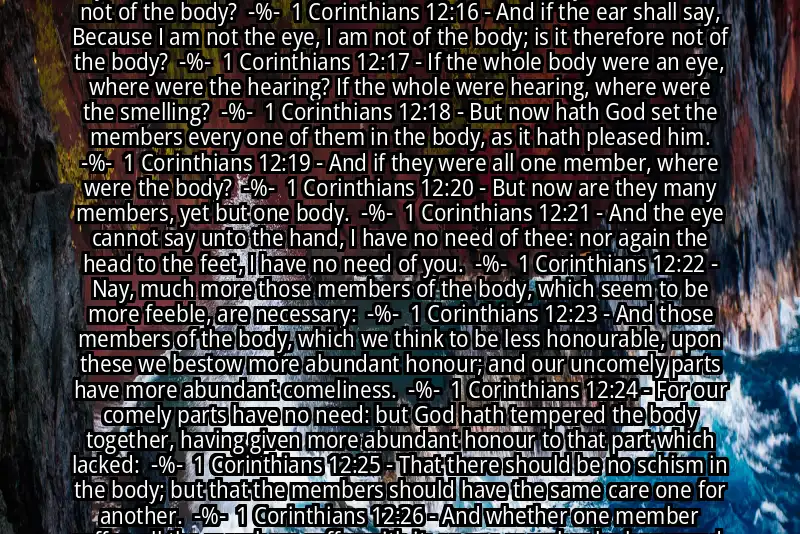 Image for 1 CORINTHIANS 12:12-27 Bible verse