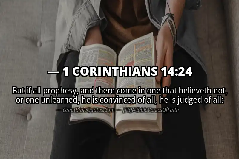 1 CORINTHIANS 14:24 Verse