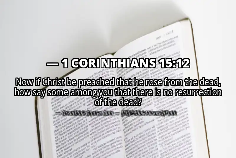 1 CORINTHIANS 15:12 Verse