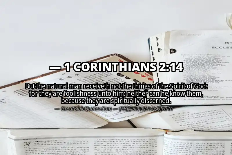 1 CORINTHIANS 2:14 Verse