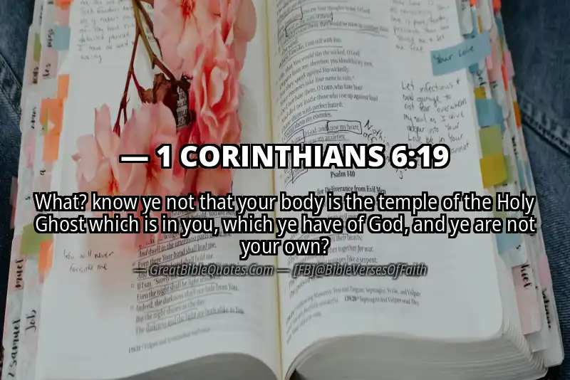1 CORINTHIANS 6:19 Verse
