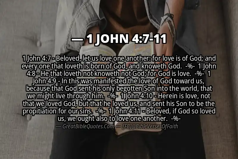 Image for 1 JOHN 4:7-11 Bible verse