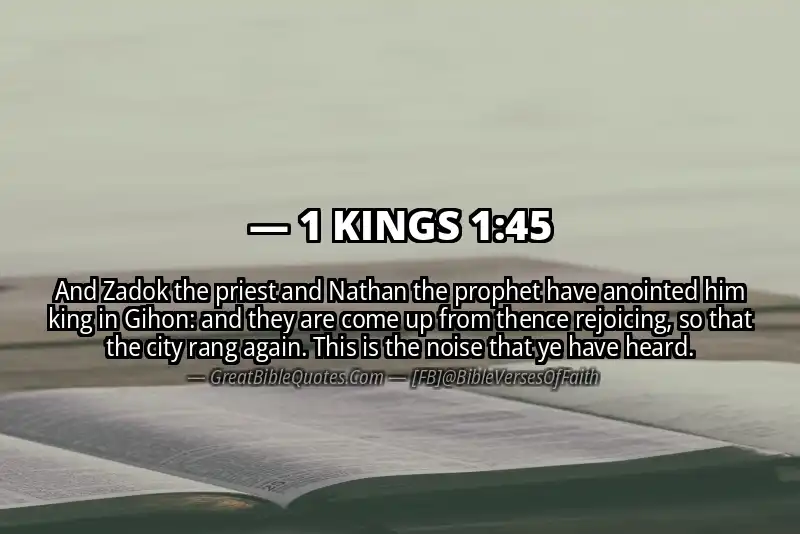 1 KINGS 1:45 Verse