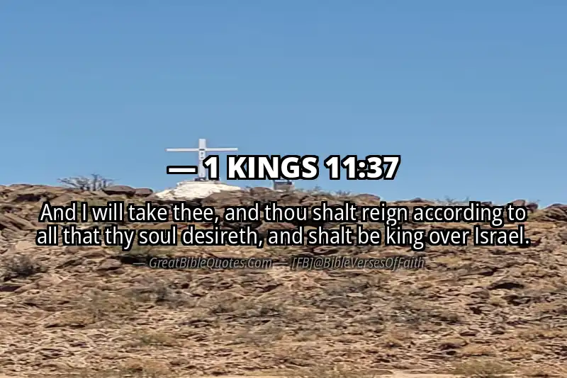 1 KINGS 11:37 Verse