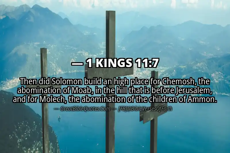 1 KINGS 11:7 Verse