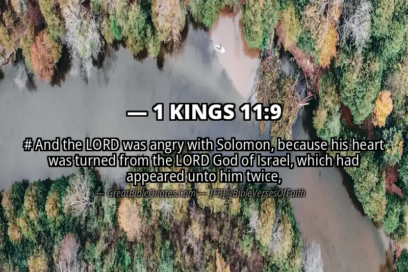 1 KINGS 11:9 Verse