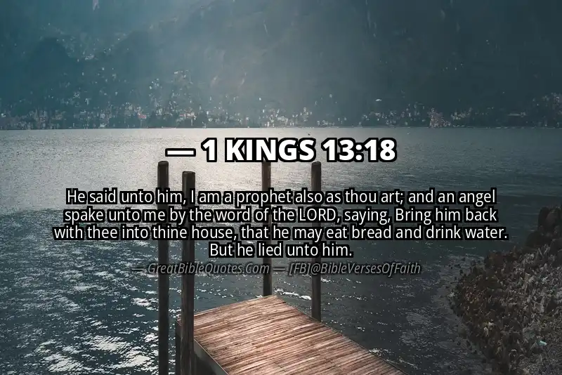 1 KINGS 13:18 Verse