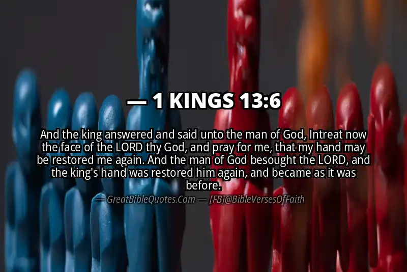 1 KINGS 13:6 Verse