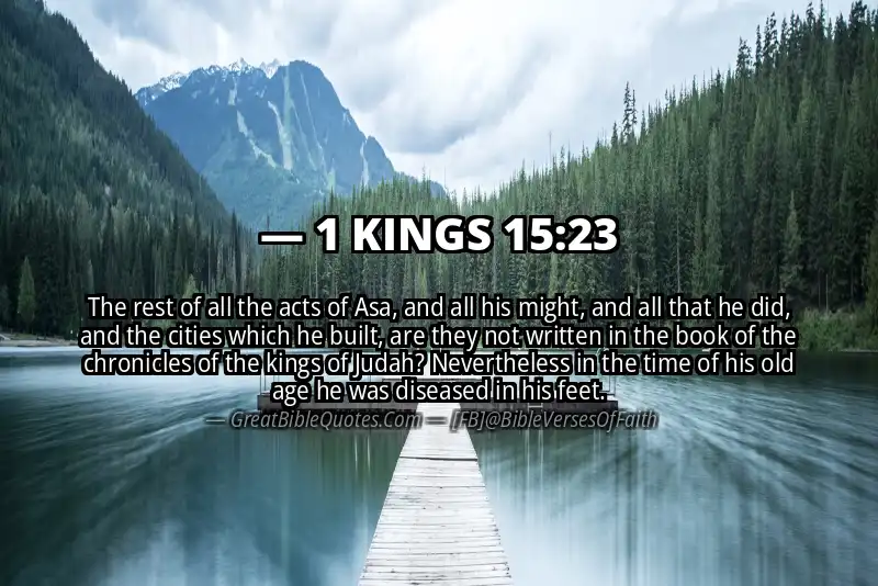 1 KINGS 15:23 Verse