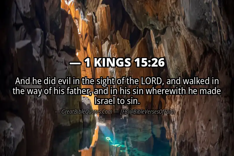 1 KINGS 15:26 Verse