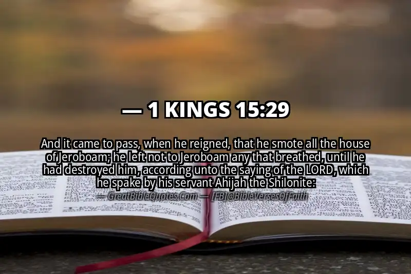 1 KINGS 15:29 Verse