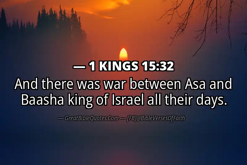 1 KINGS 15:32 Verse