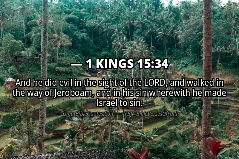 1 KINGS 15:34 Verse