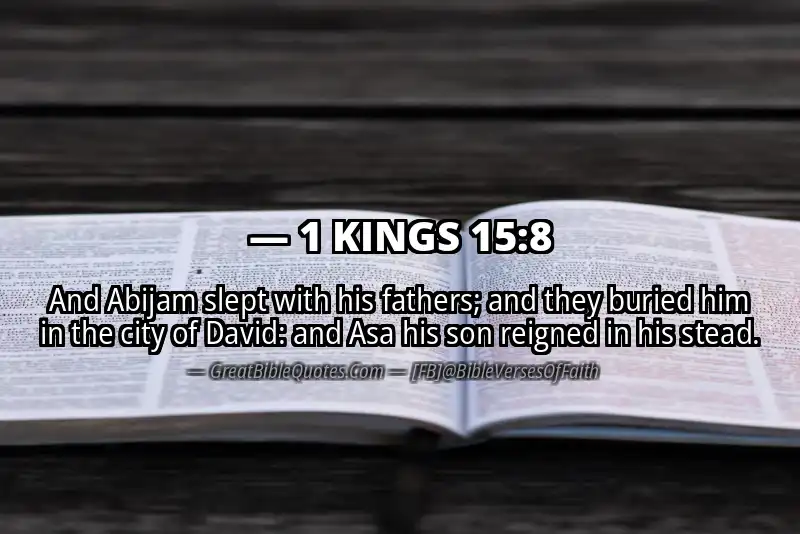 1 KINGS 15:8 Verse