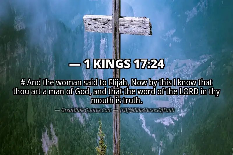1 KINGS 17:24 Verse