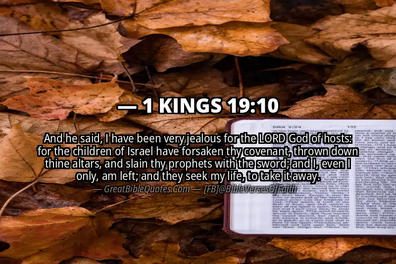 1 KINGS 19:10 Verse