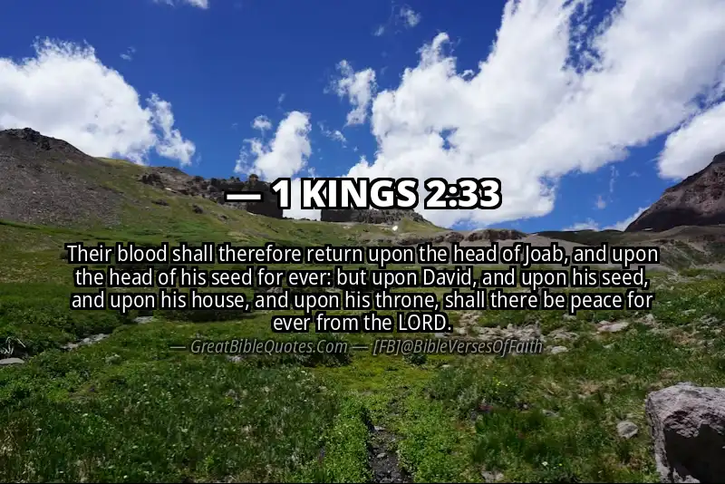 1 KINGS 2:33 Verse