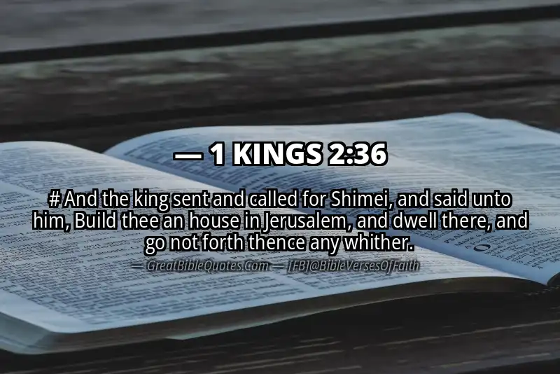 1 KINGS 2:36 Verse
