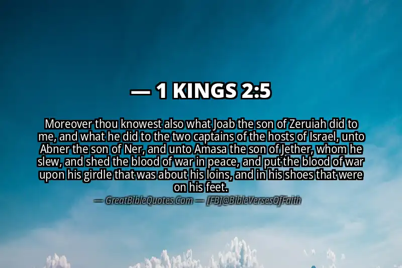 1 KINGS 2:5 Verse