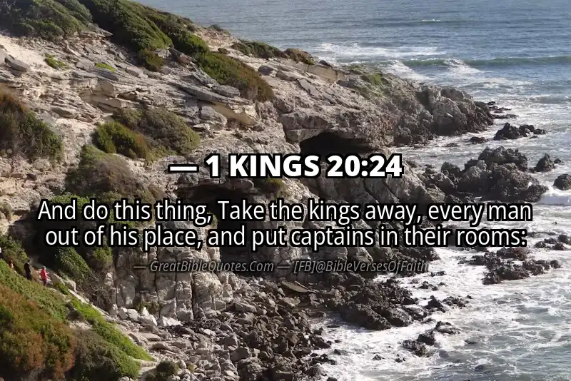 1 KINGS 20:24 Verse Image