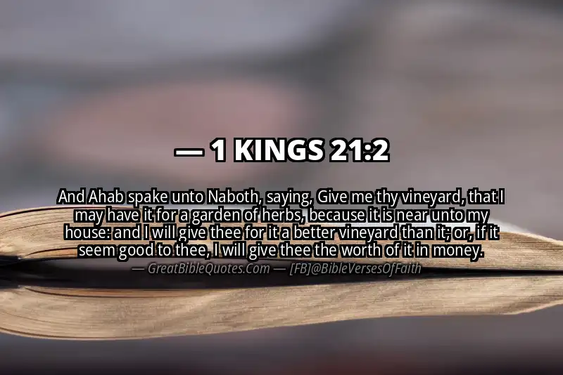 1 KINGS 21:2 Verse Image