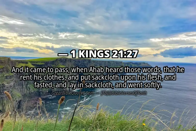 1 KINGS 21:27 Verse