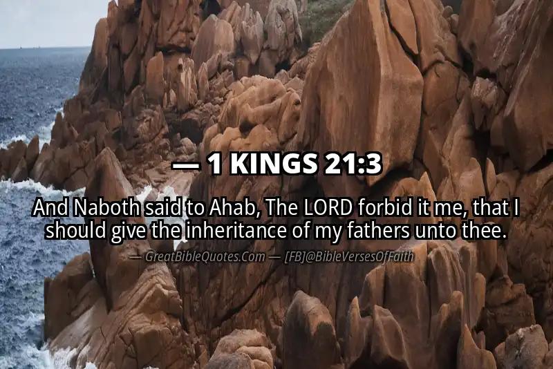 1 KINGS 21:3 Verse Image