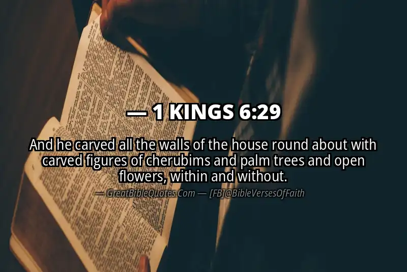 1 KINGS 6:29 Verse