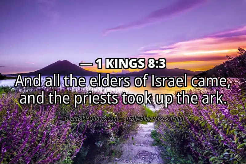 1 KINGS 8:3 Verse