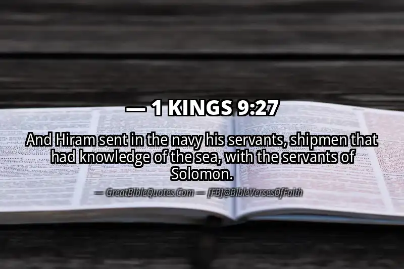 1 KINGS 9:27 Verse