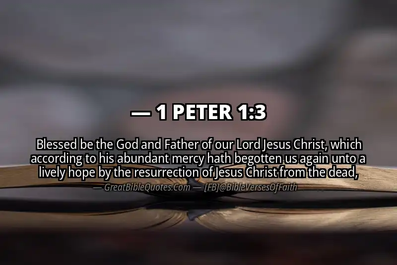 1 PETER 1:3 Verse Image