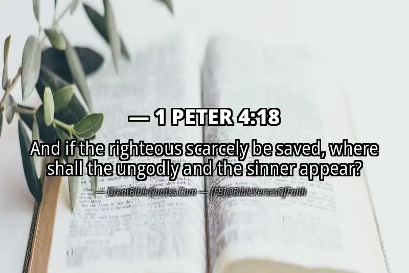 1 PETER 4:18 Verse
